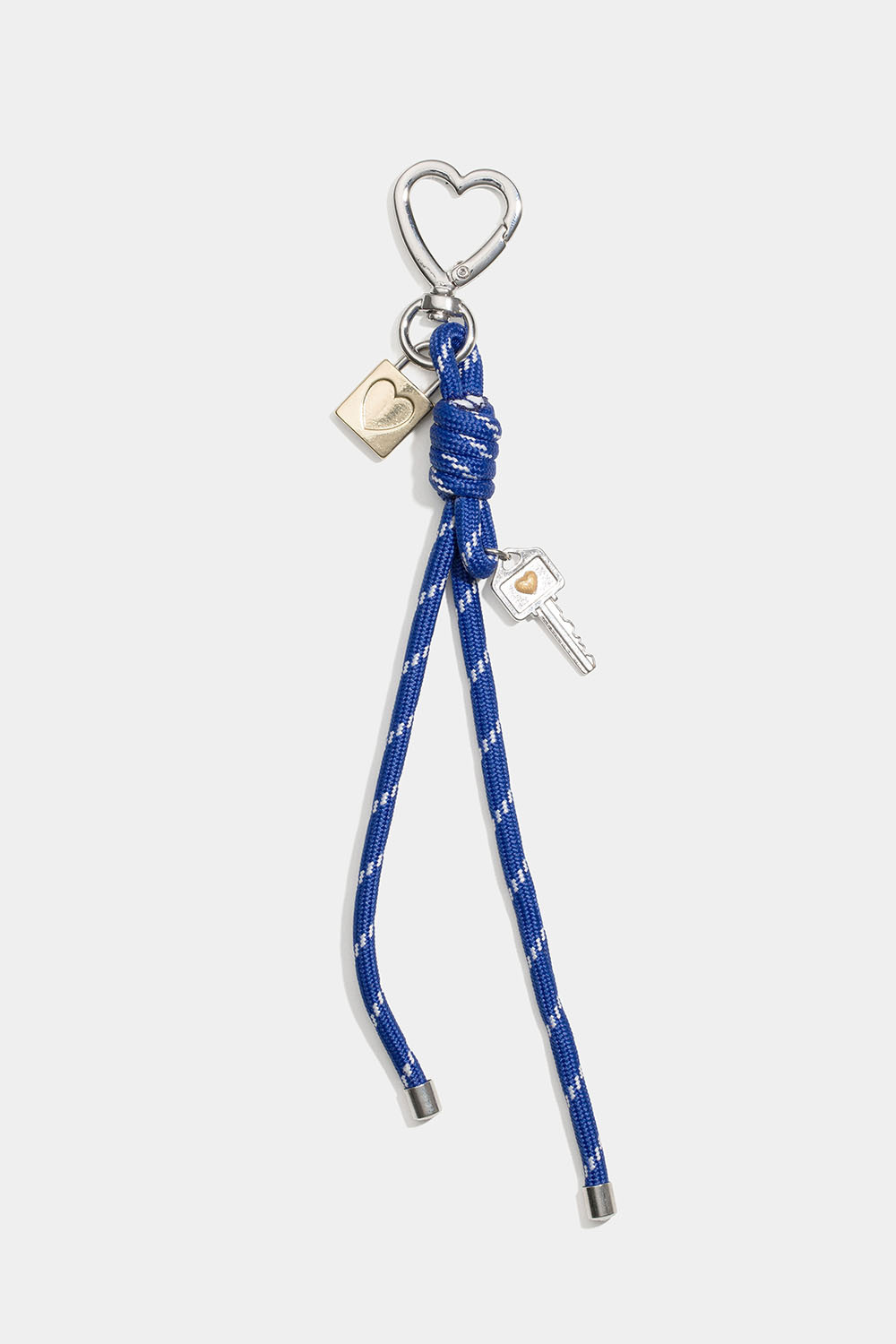 Taskepynt med nøgle, lås og reb