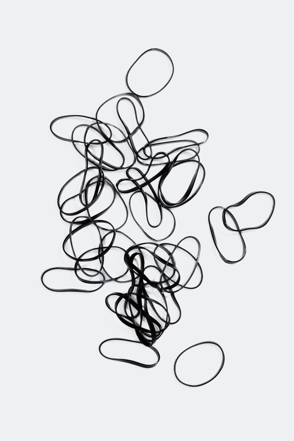 Små silikone elastikker, 36-pack