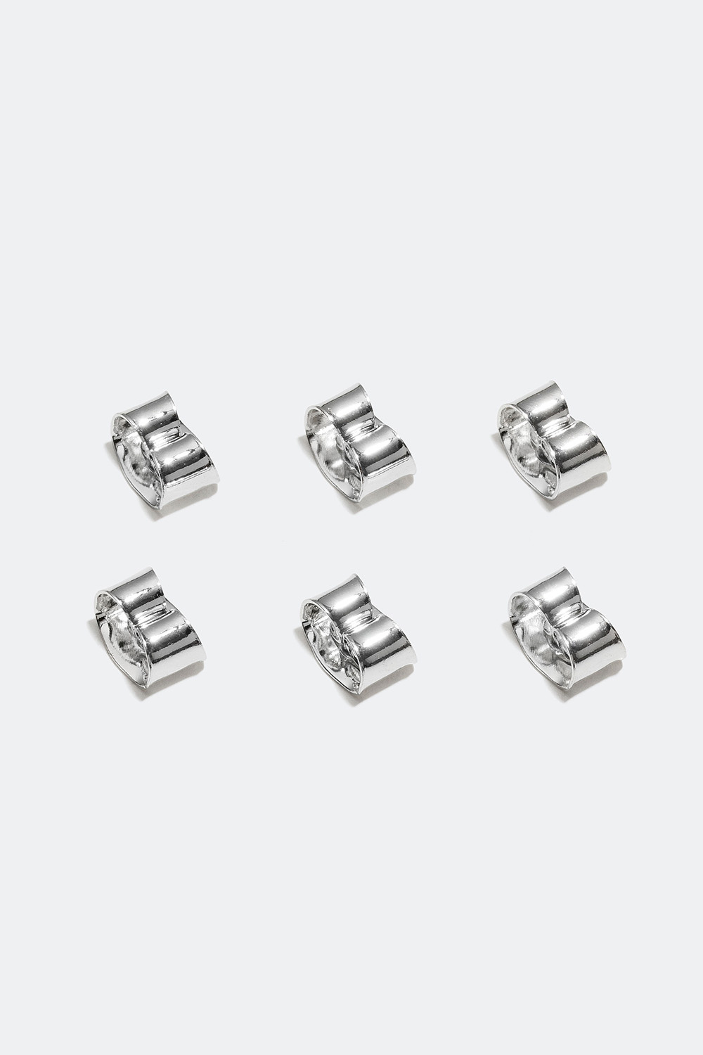 Sommerfuglelåse til øreringe, 6-pak