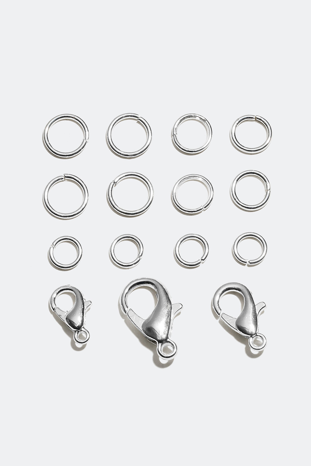 Flerpak med karabinlåse og øskener