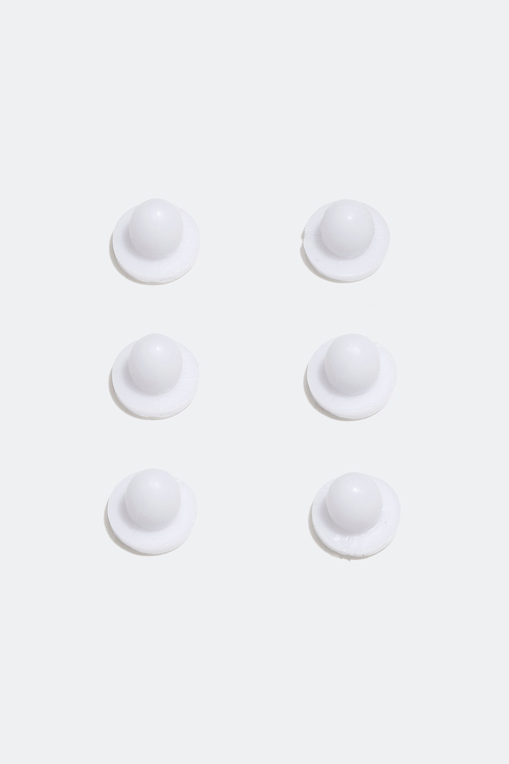 Plastbutterflies til clipsøreringe, 6-pak