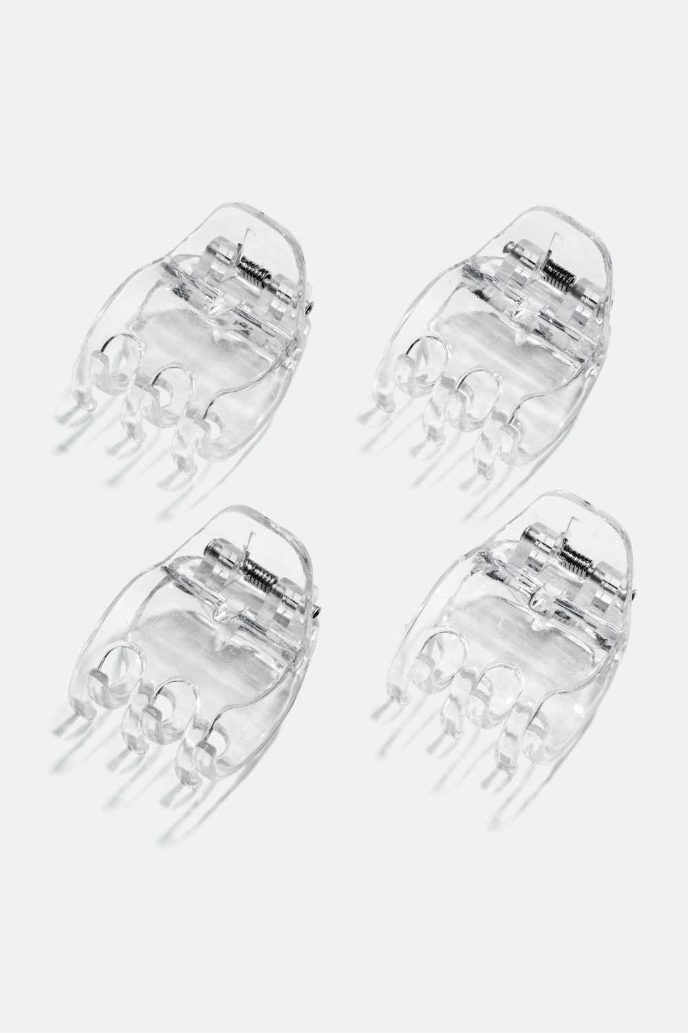 Små hårklemmer, 2 cm, 4-pack