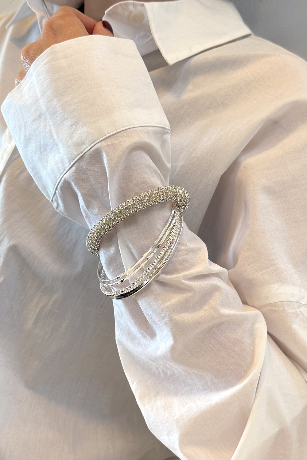 Afrundet armring med similisten