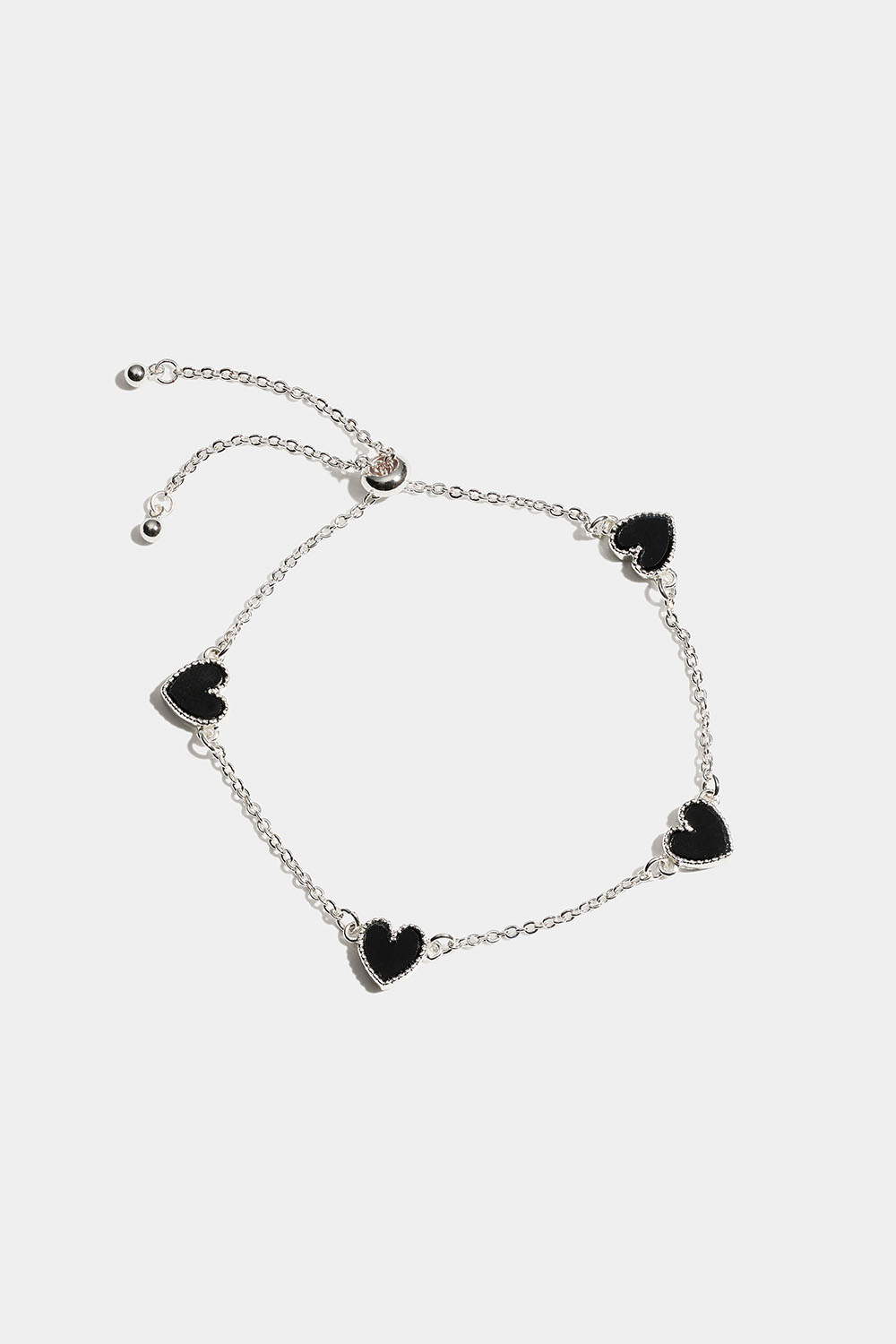 Armbånd med sorte hjerter