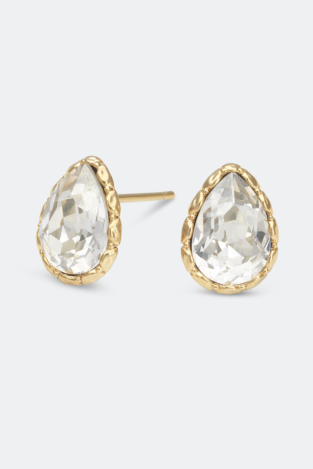 Zoe earrings - Crystal (Gold)