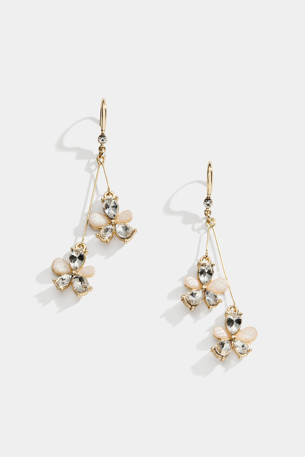 Guldfarvede blomstervedhæng