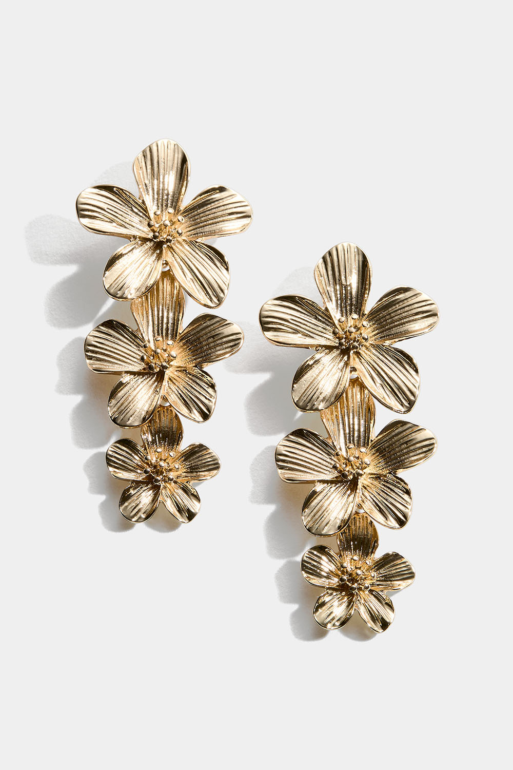 Øreringe med tre blomster