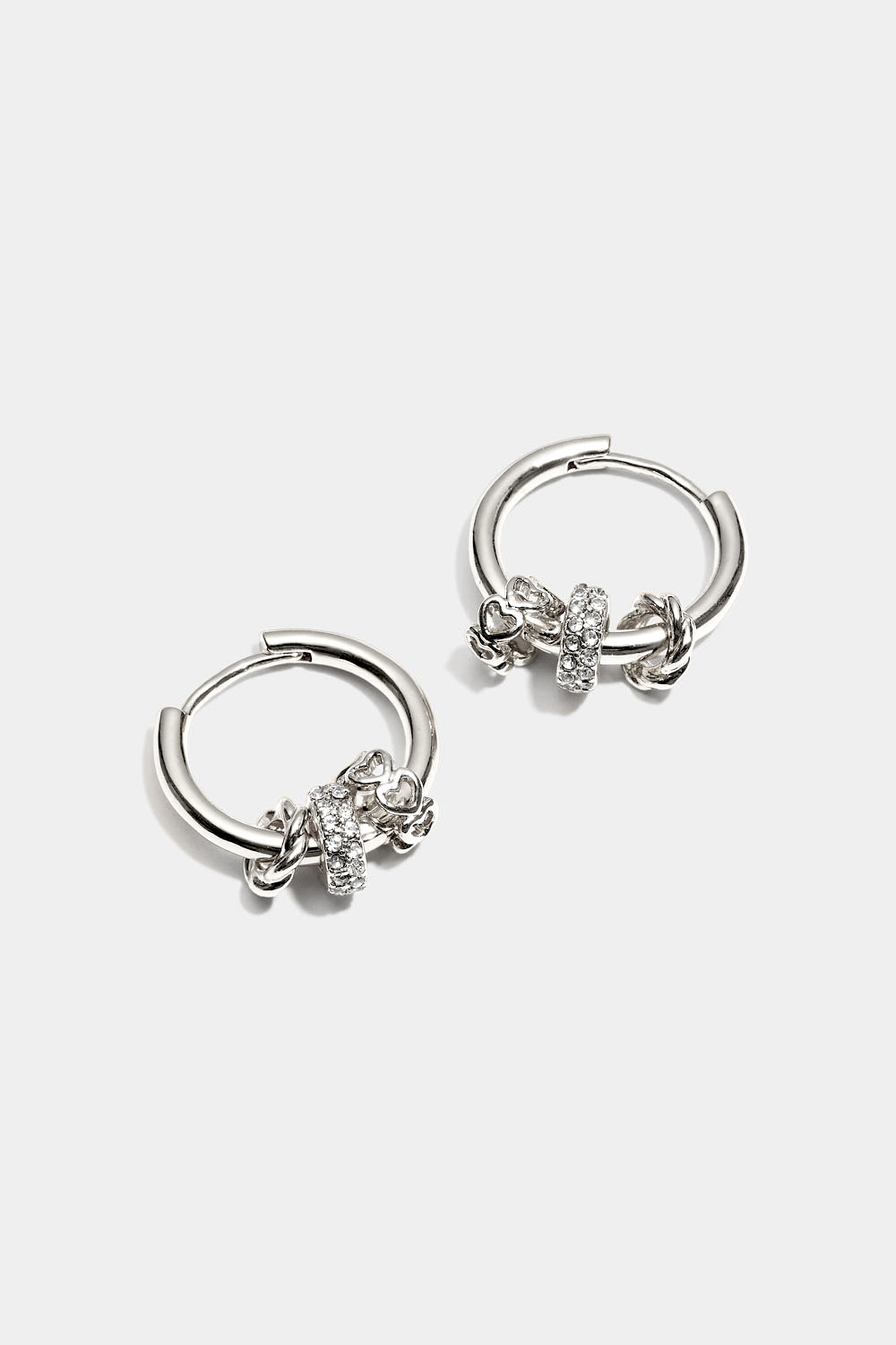 Hoops med runde charms