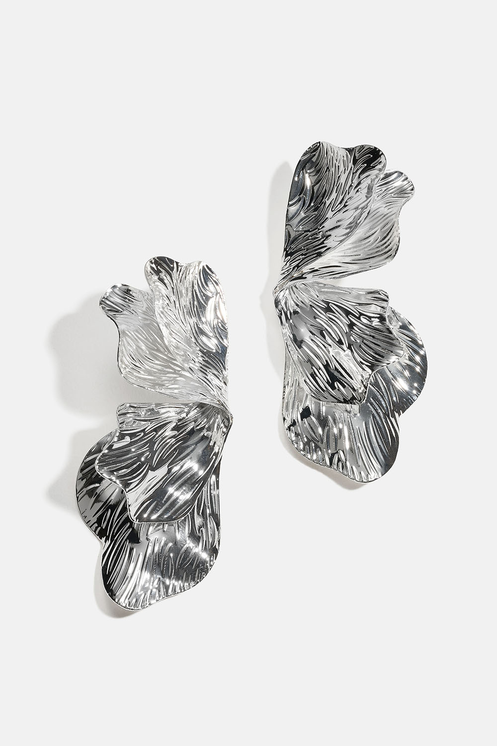 Kronbladformede klipsøreringe