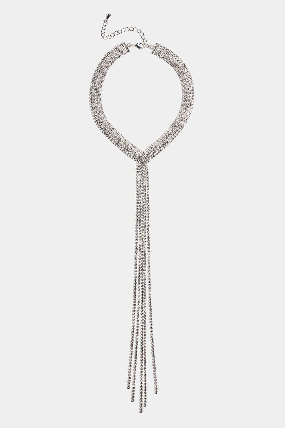 Lariat-halskæde med led af similisten