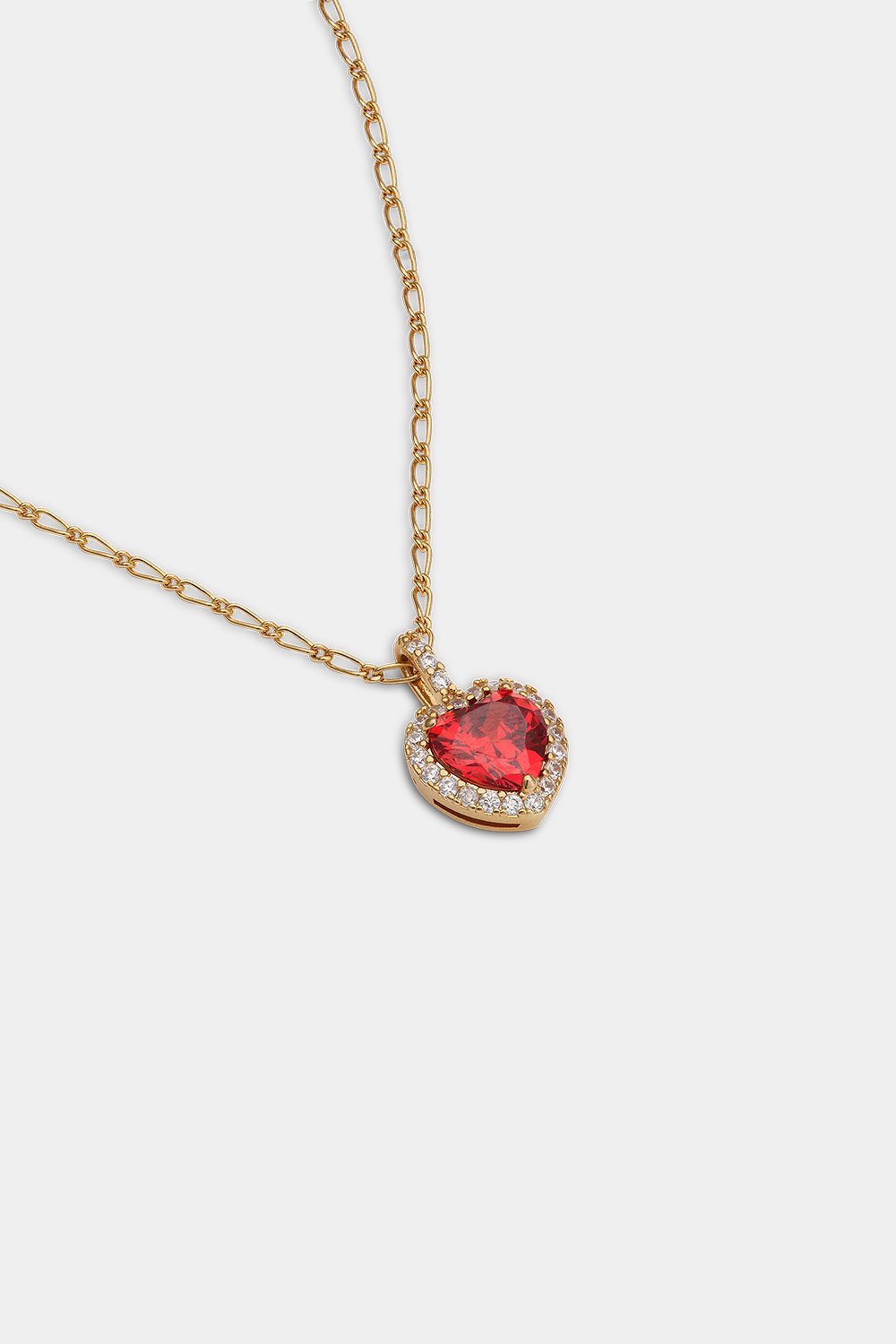 Rose necklace - Garnet