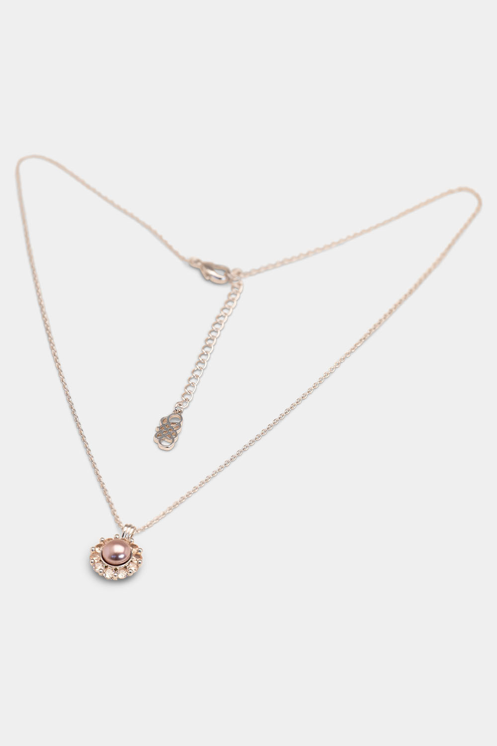 Miss Sofia necklace - Pink topaz pearl