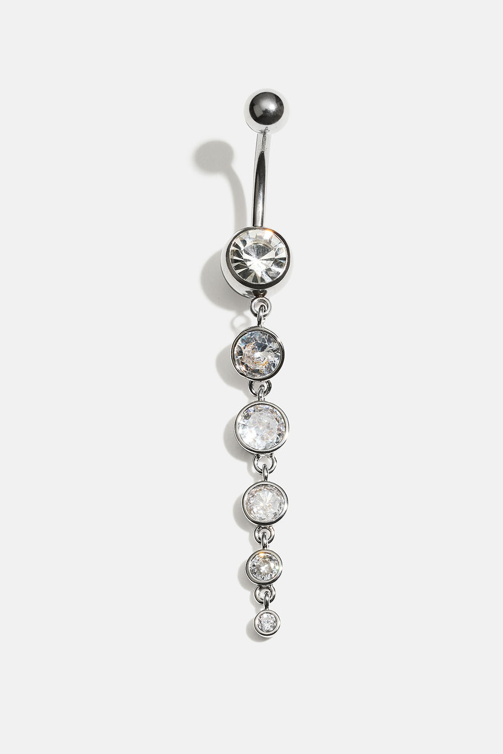 Navlepiercing med Cubic Zirconia-vedhæng