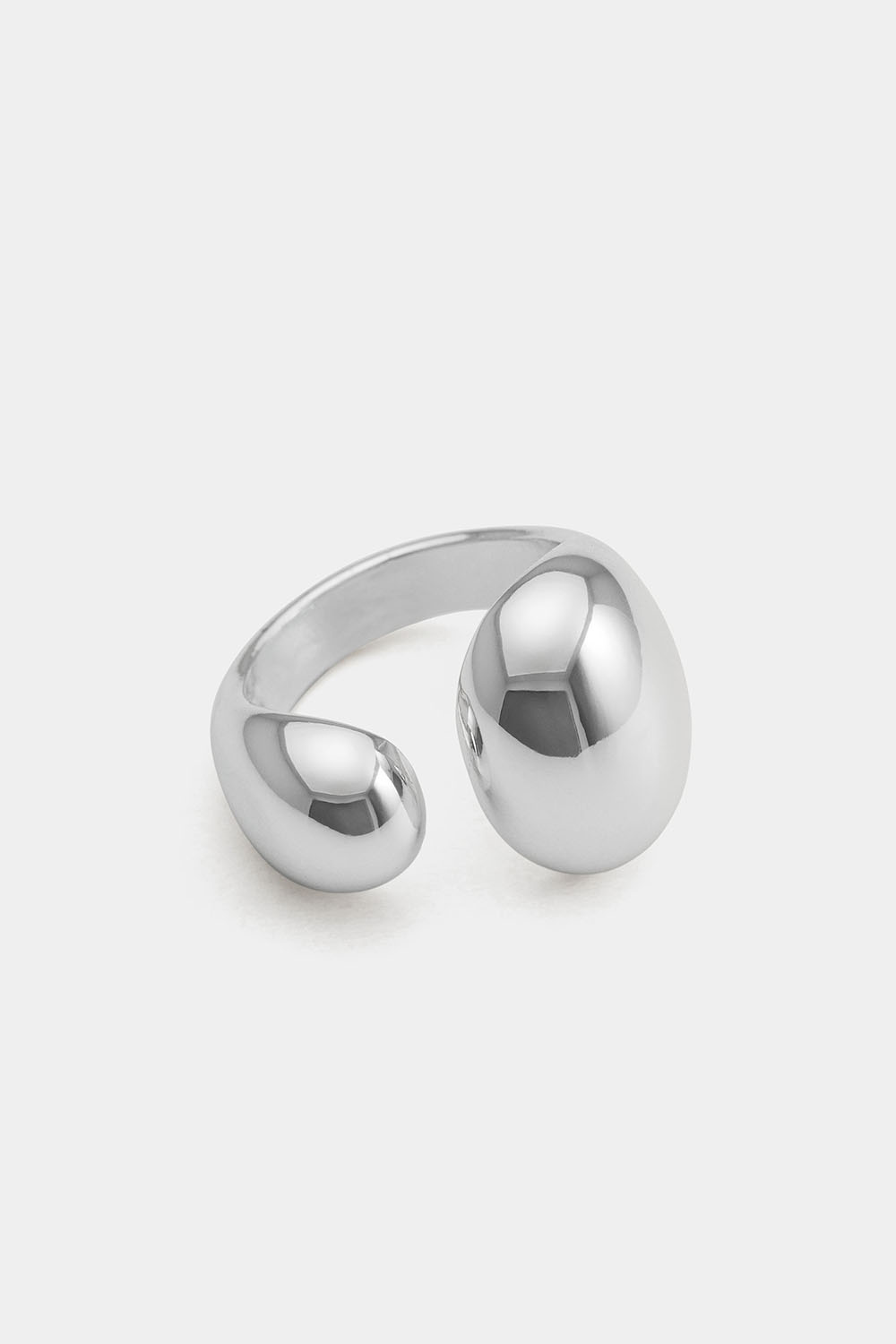 Åben ring med runde former