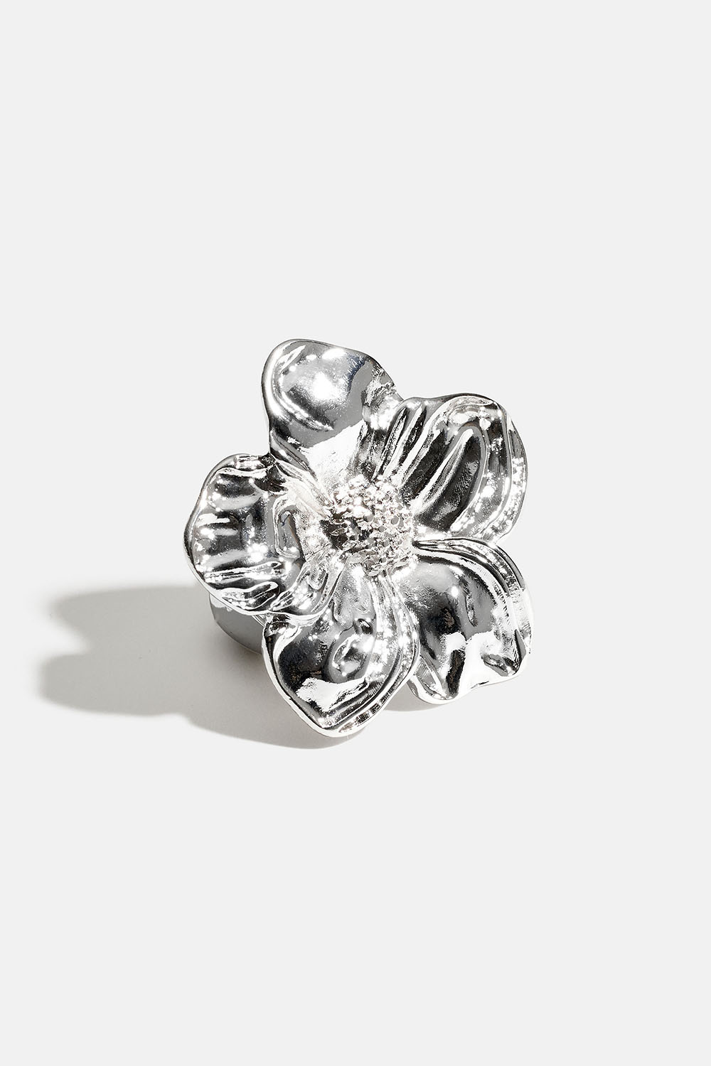 Justerbar ring med blomst