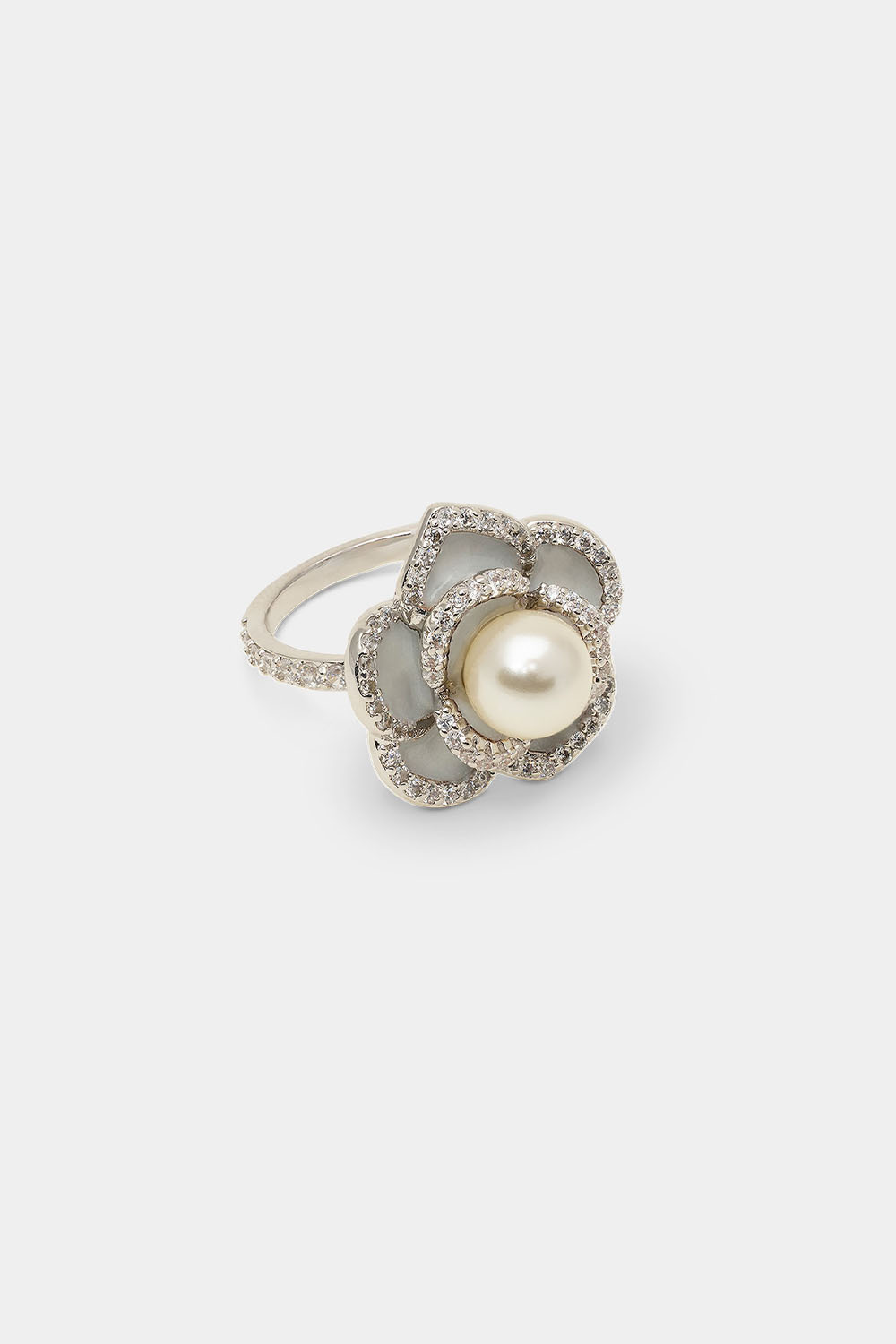 Coco rose ring - Ivory mist