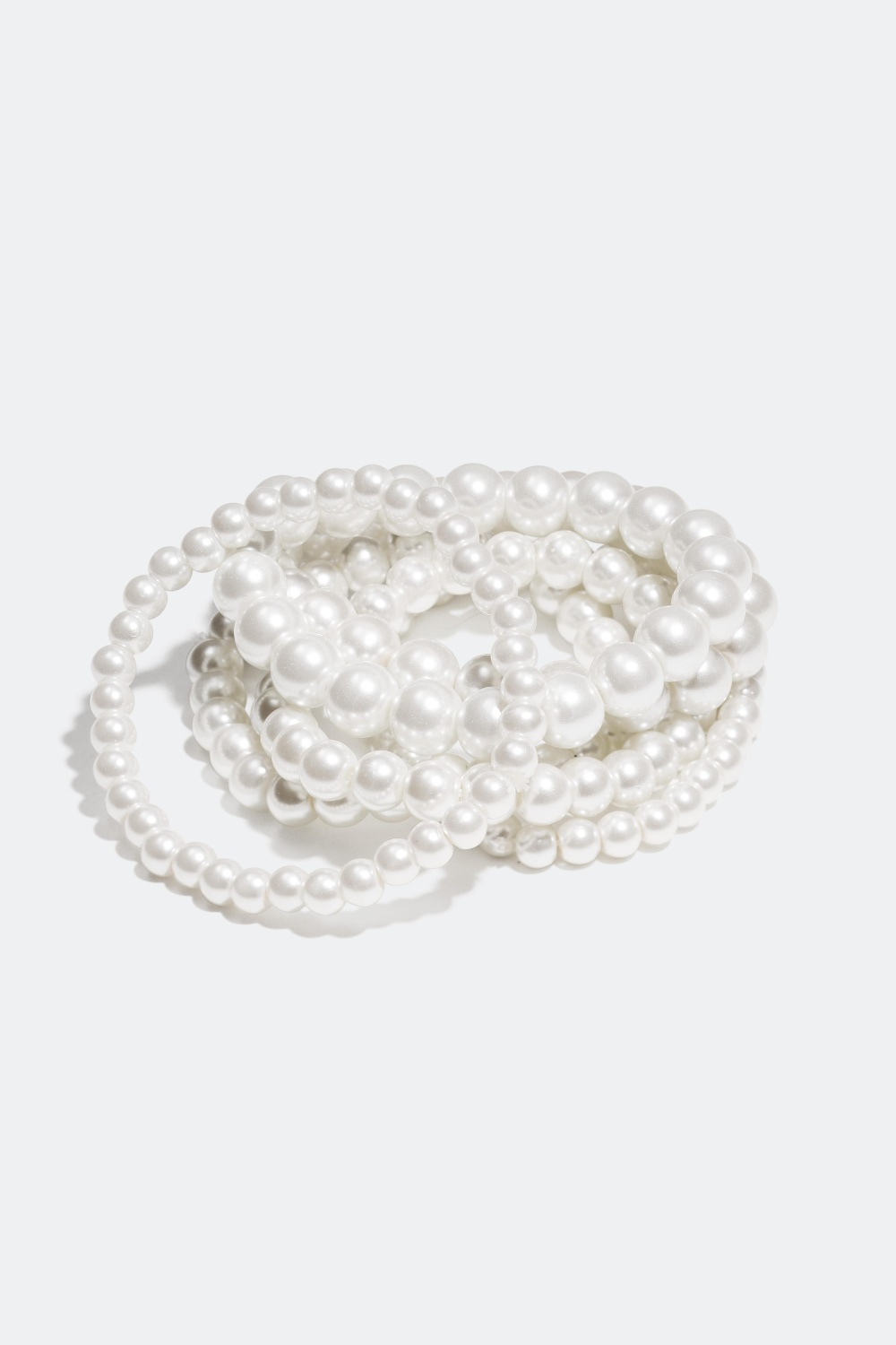 Armbånd med plastperler, 6stk pr pakke