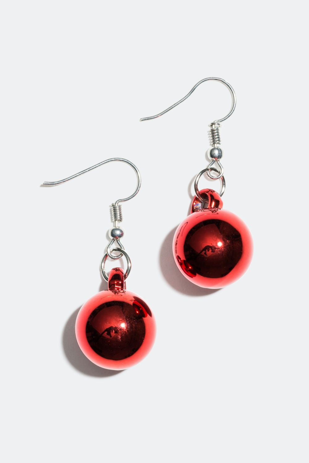 Øreringe med julekugler 