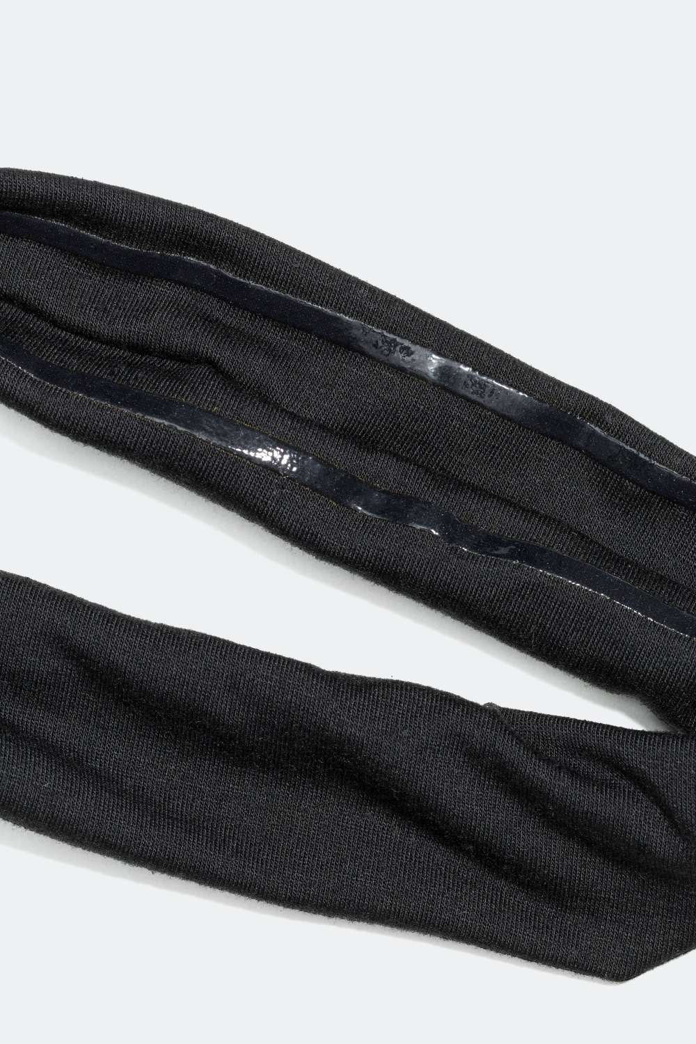 Sort elastisk pandebånd