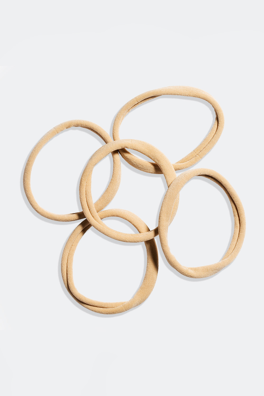 Bløde hårelastikker, 5-pack