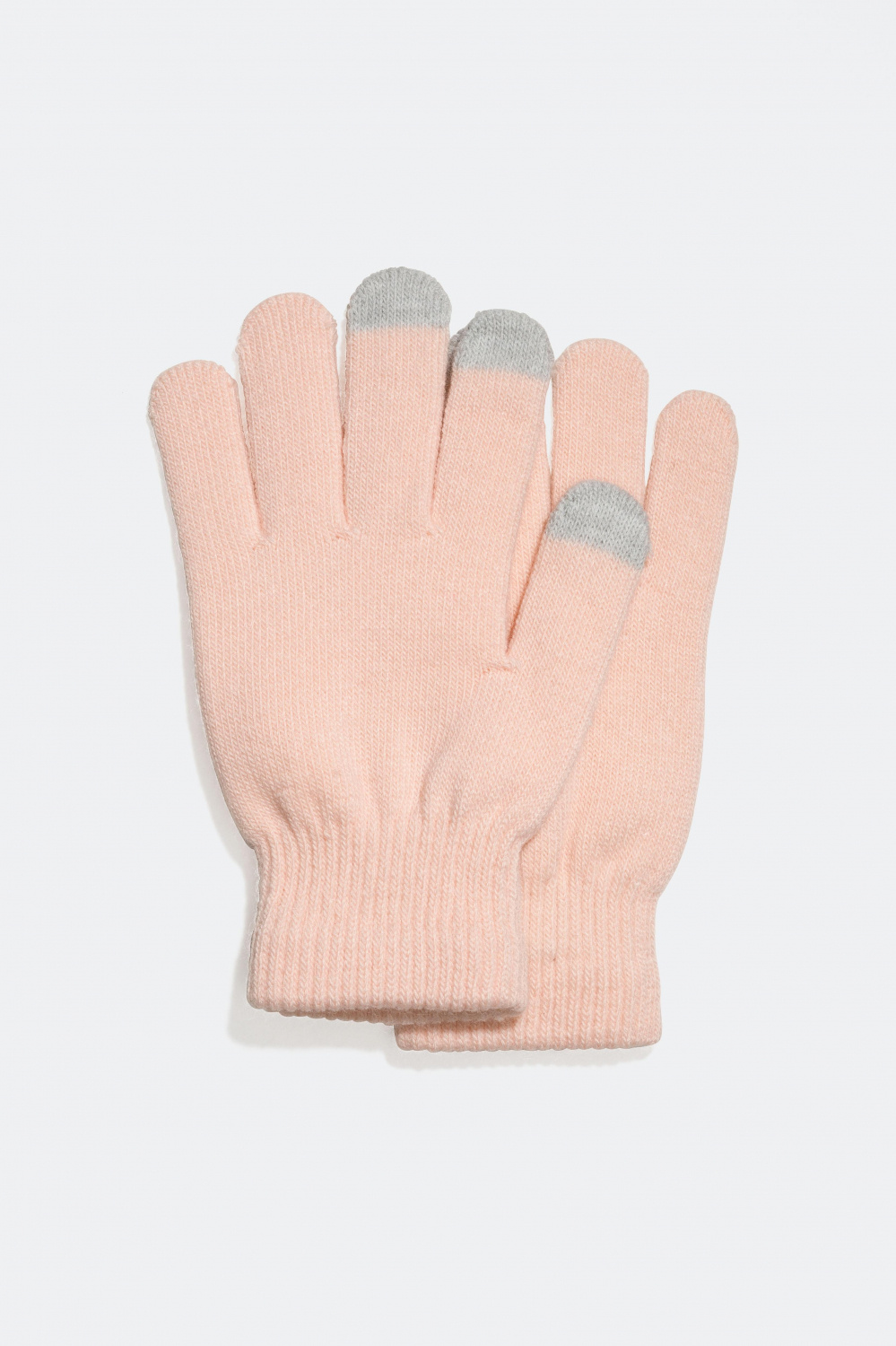 Lyserøde handsker med touchfunktion