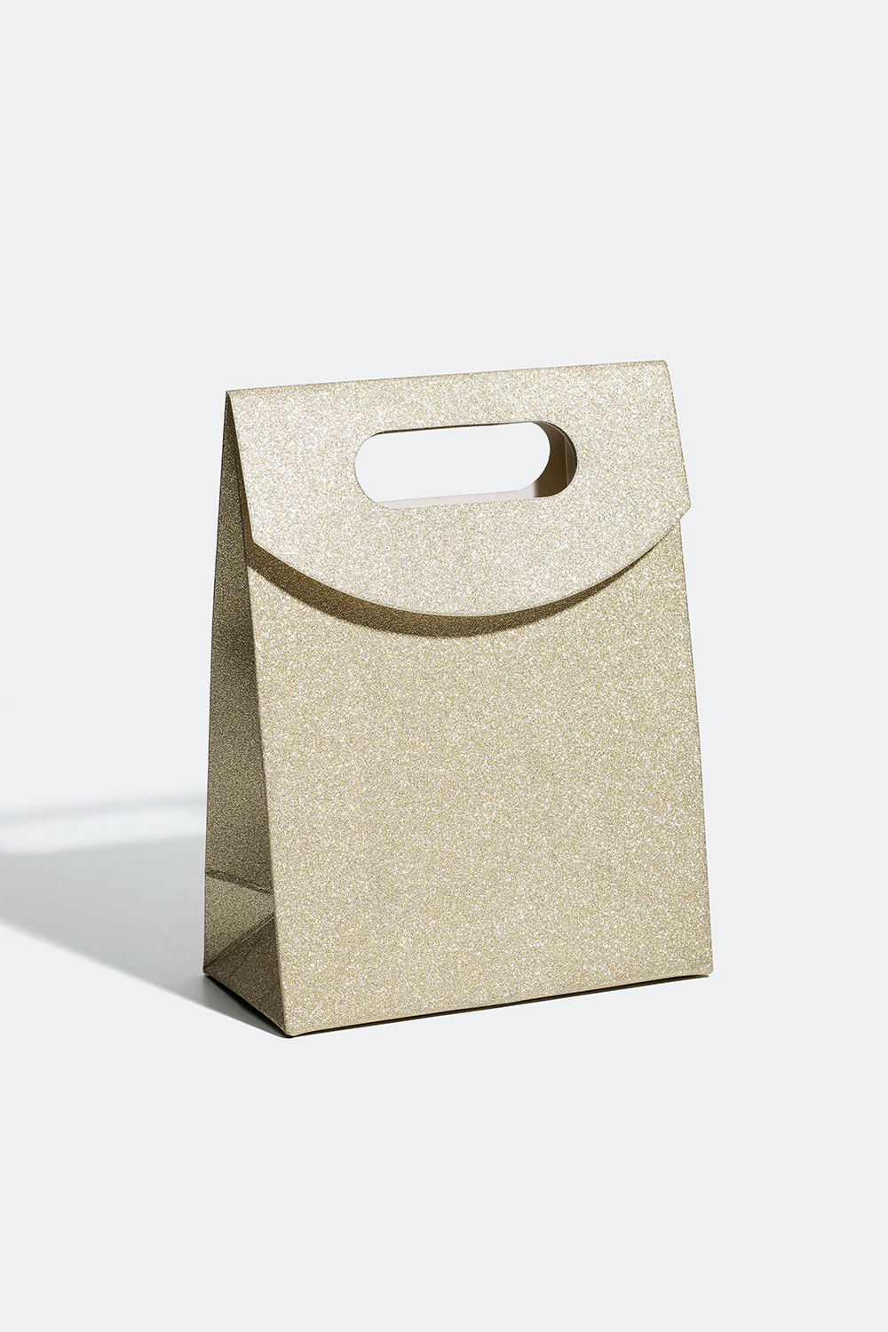 Gavepose med glitter i forskellige farver