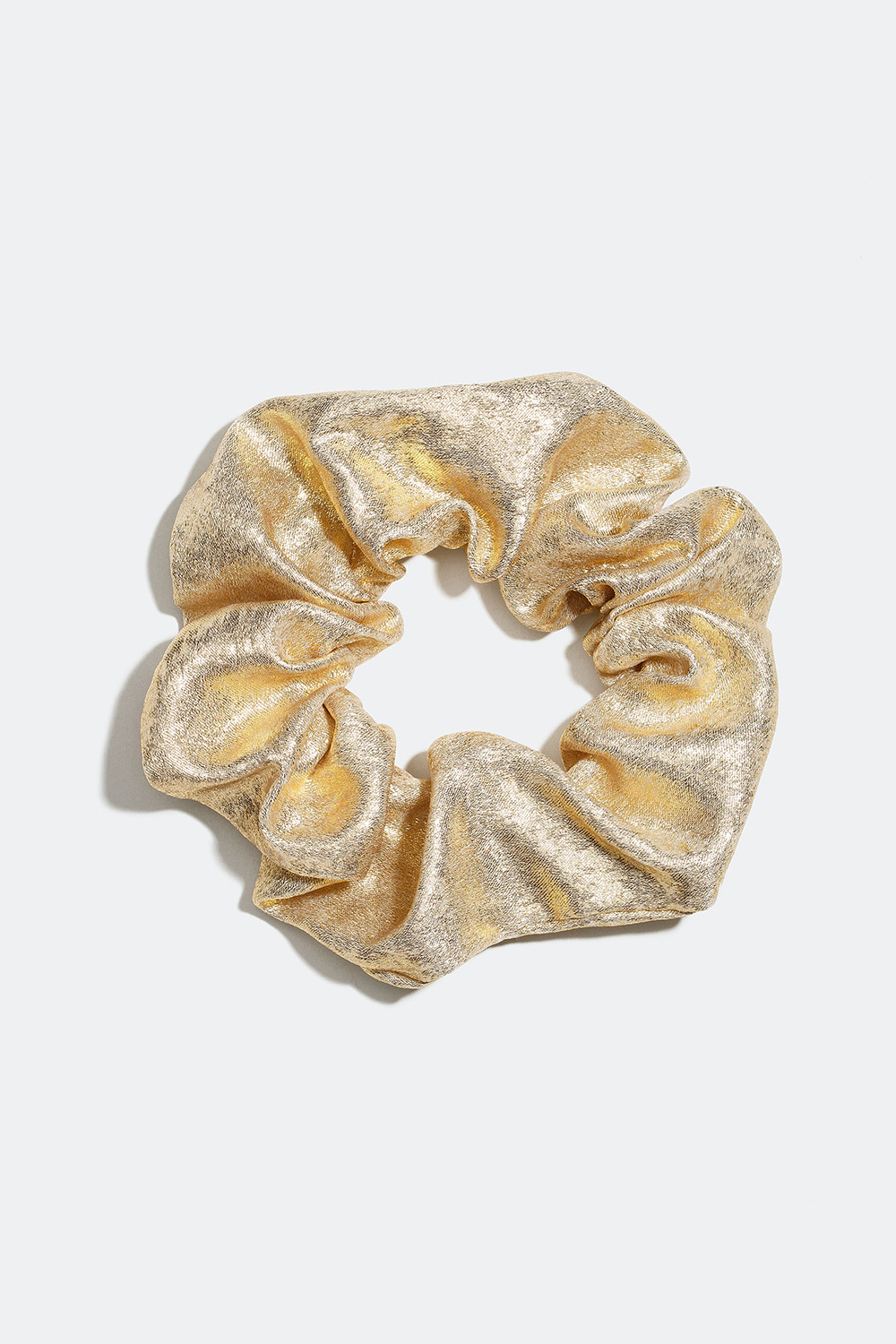 Scrunchie med metallisk look