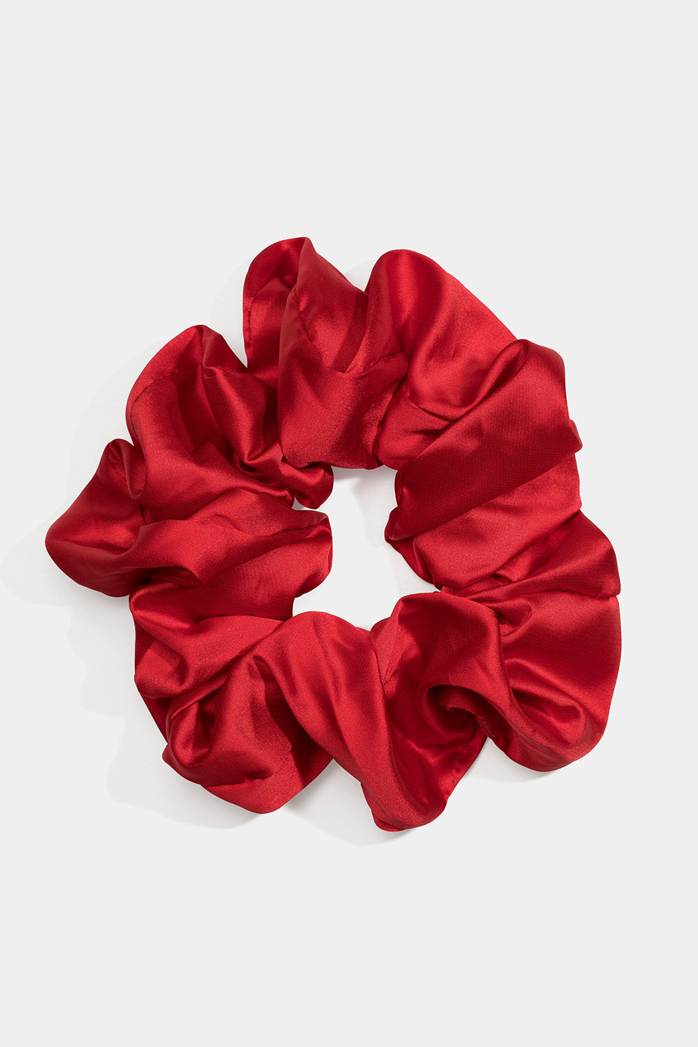 Stor rød scrunchie