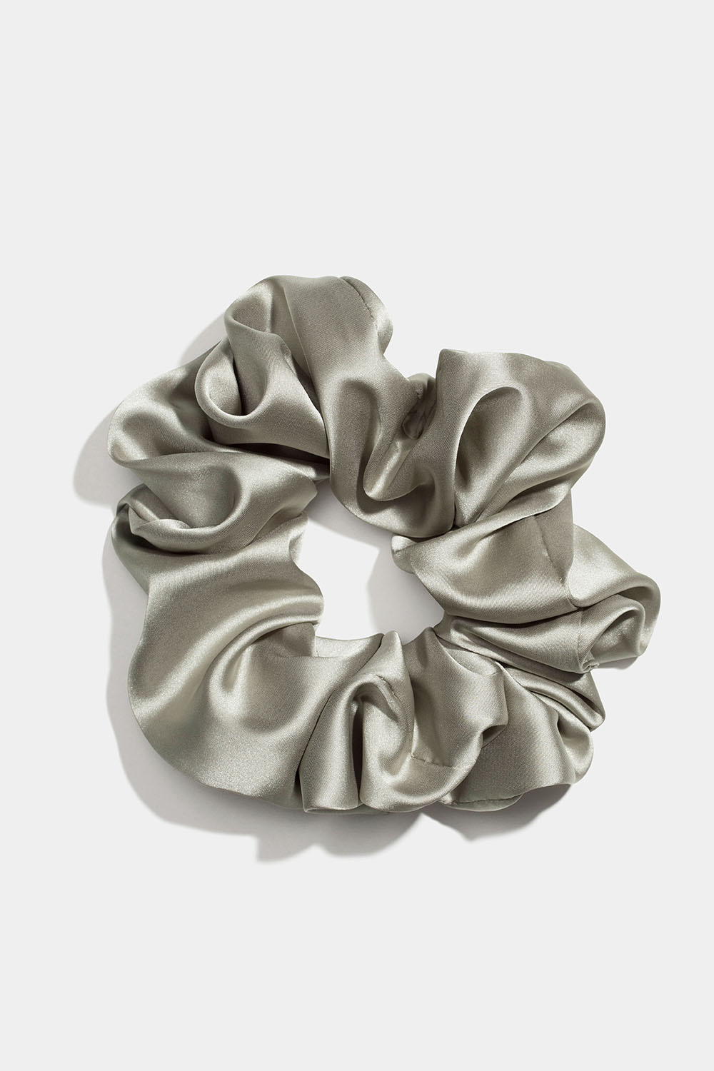 Stor lysegrøn scrunchie