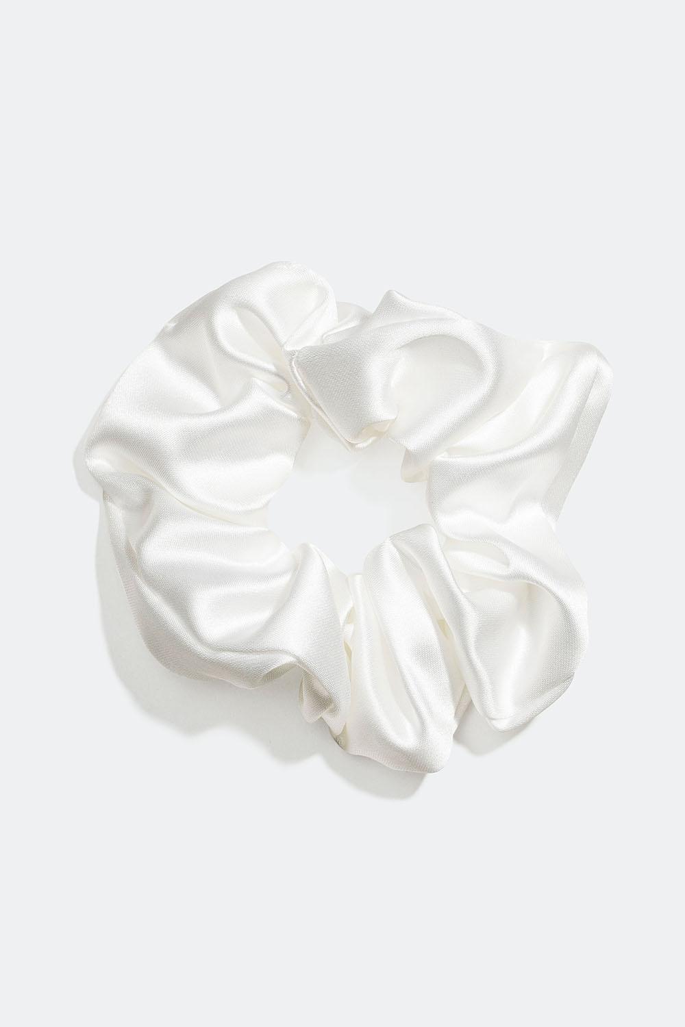 Hvid scrunchie