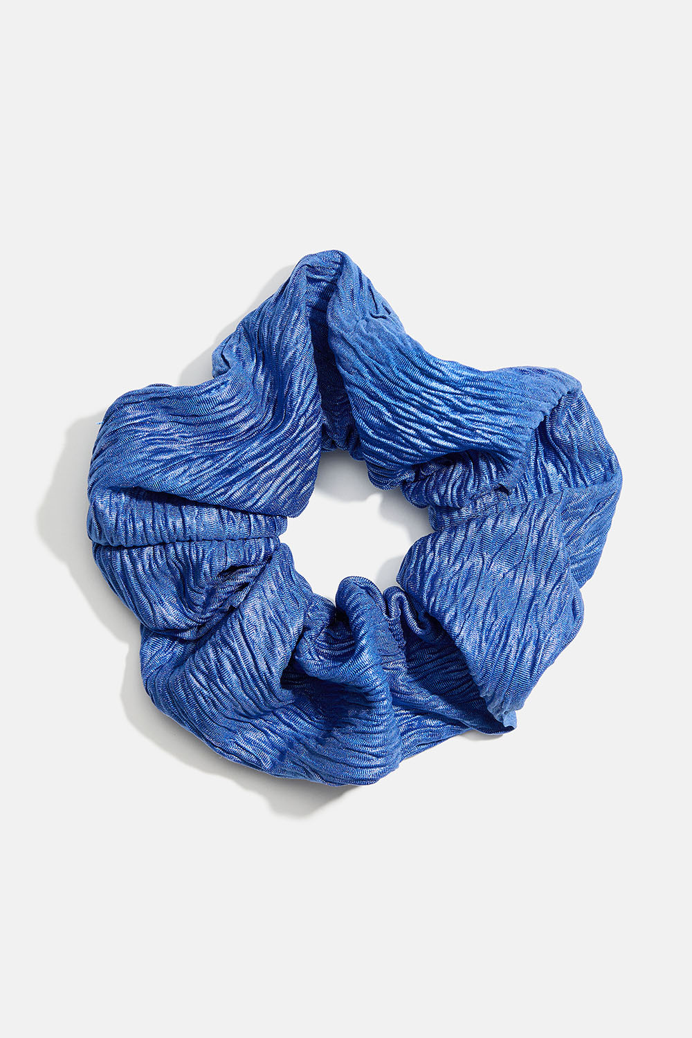 Brun plisseret scrunchie