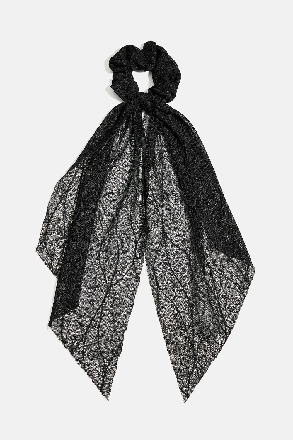 Scrunchie tail i sort mesh