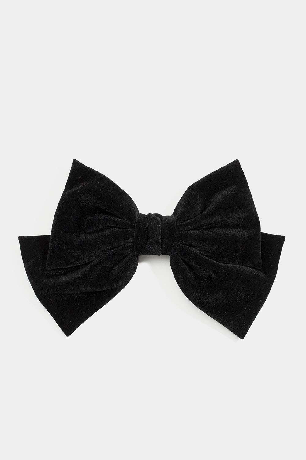 Hårspænde med sort fløjlssløjfe