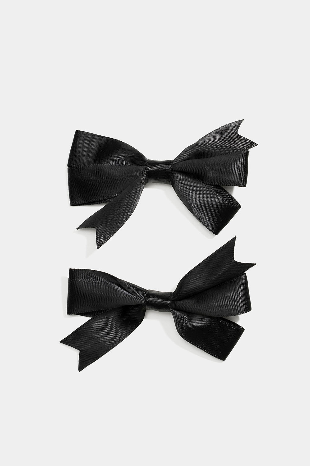 Hårspænde med sorte sløjfer, 2-pak