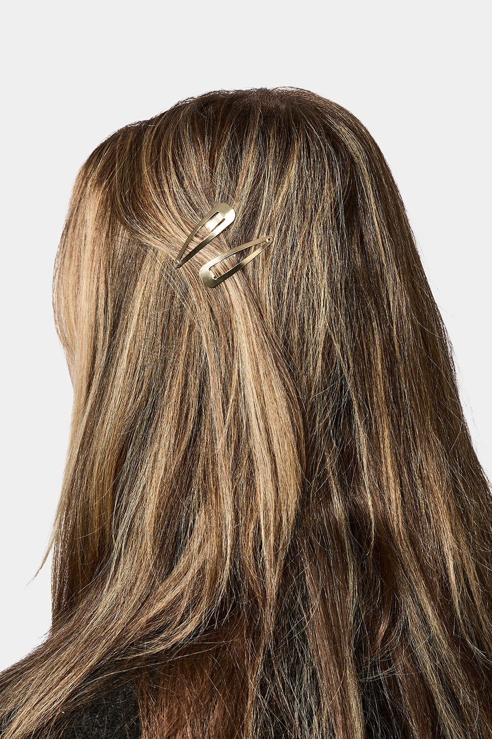 Små guldfarvede knækspænder, 2-pak