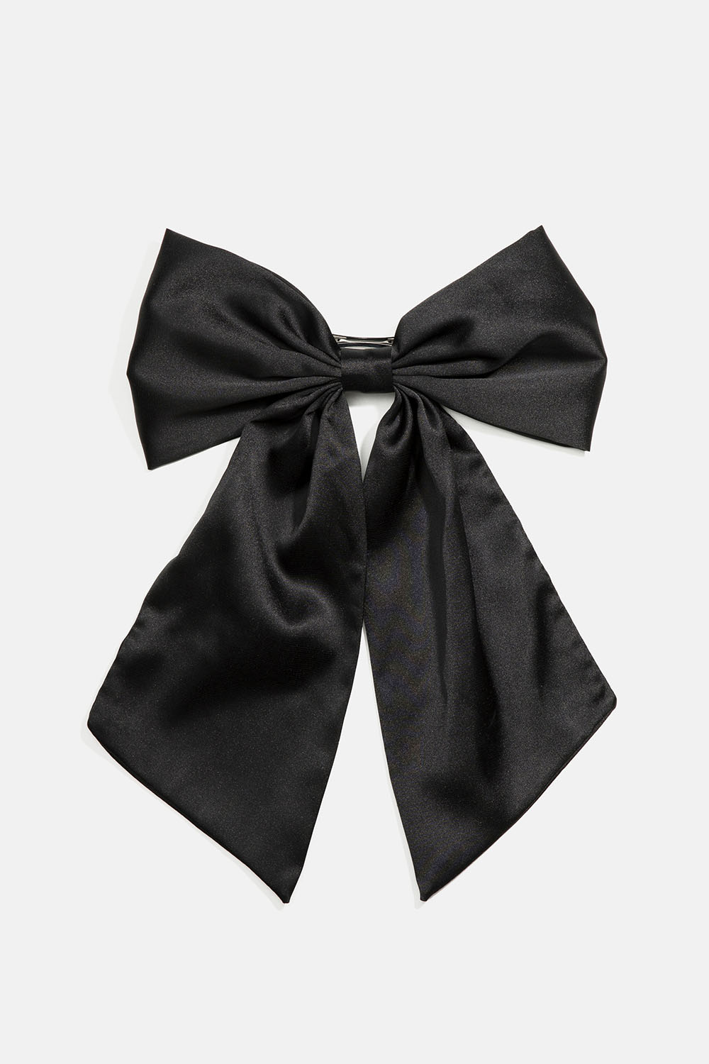 Hårspænde med stor sort sløjfe