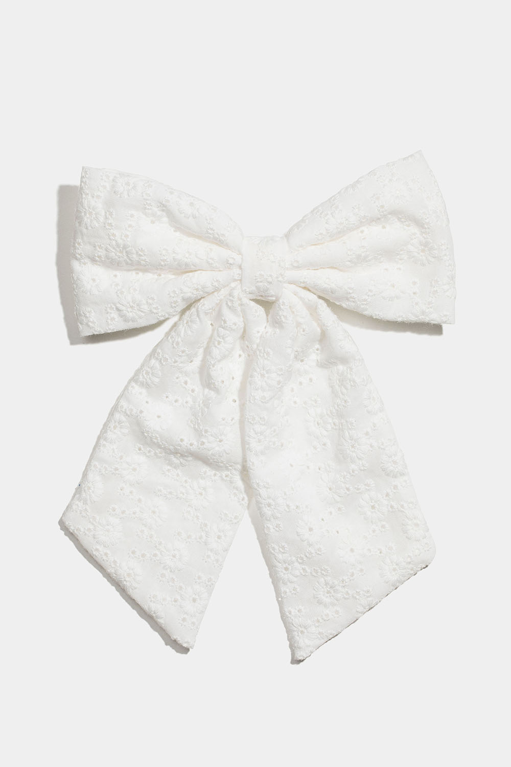 Hårspænde med broderet sløjfe