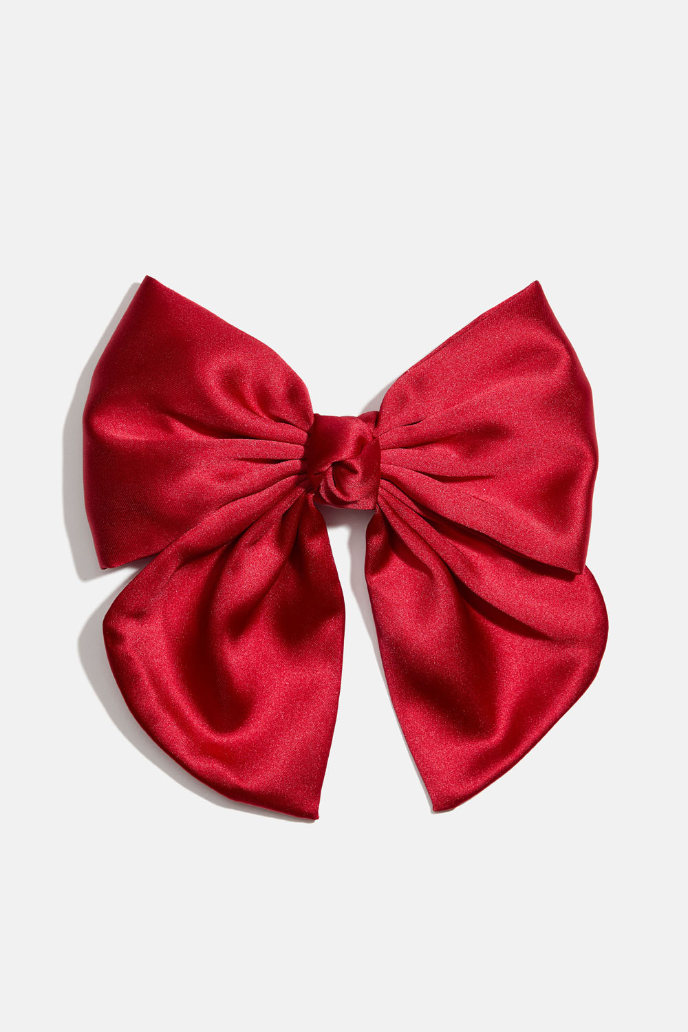 Hårspænde med rød sløjfe og knude