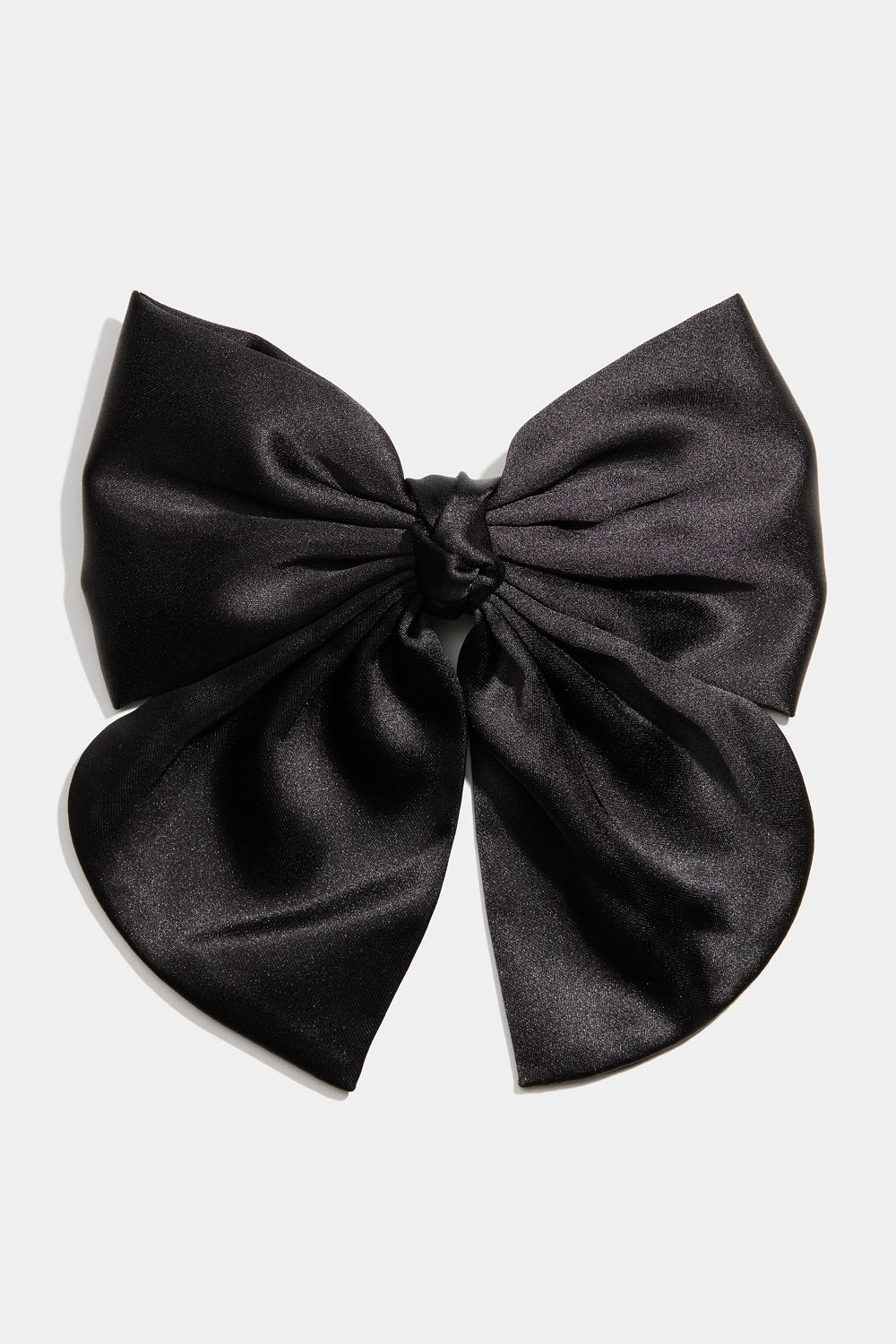 Hårspænde med sort sløjfe og knude