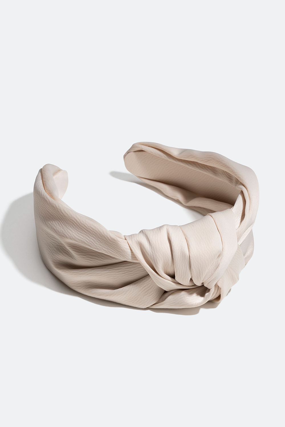 Beige diadem med stor knude