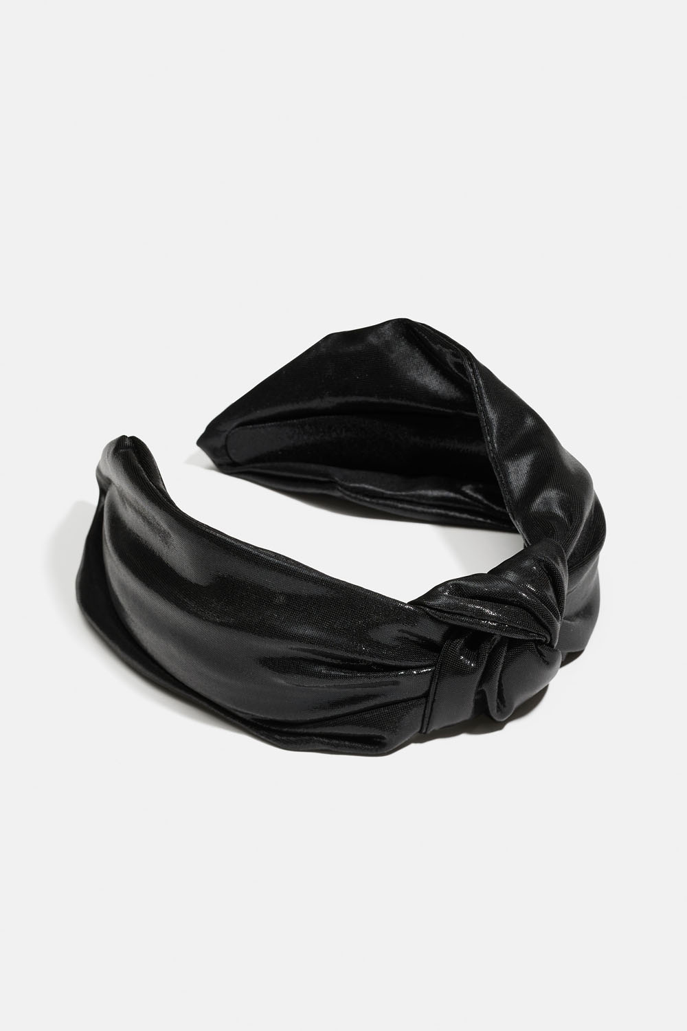 Tiara i glitrende stof med knude