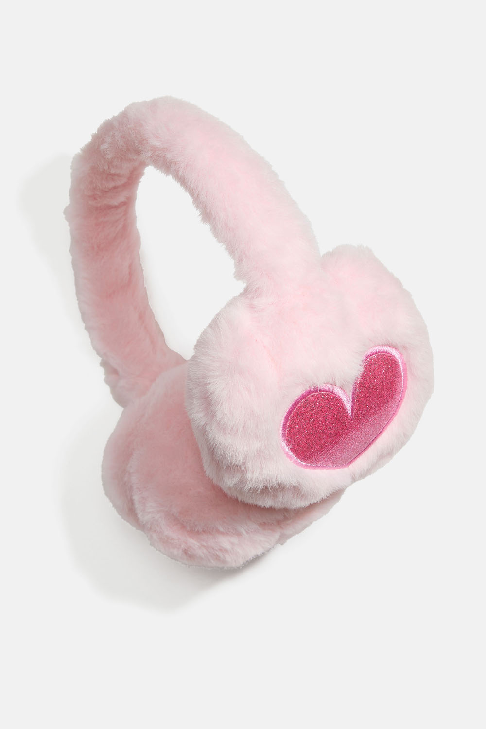 Ørevarmere til børn med glitterhjerter