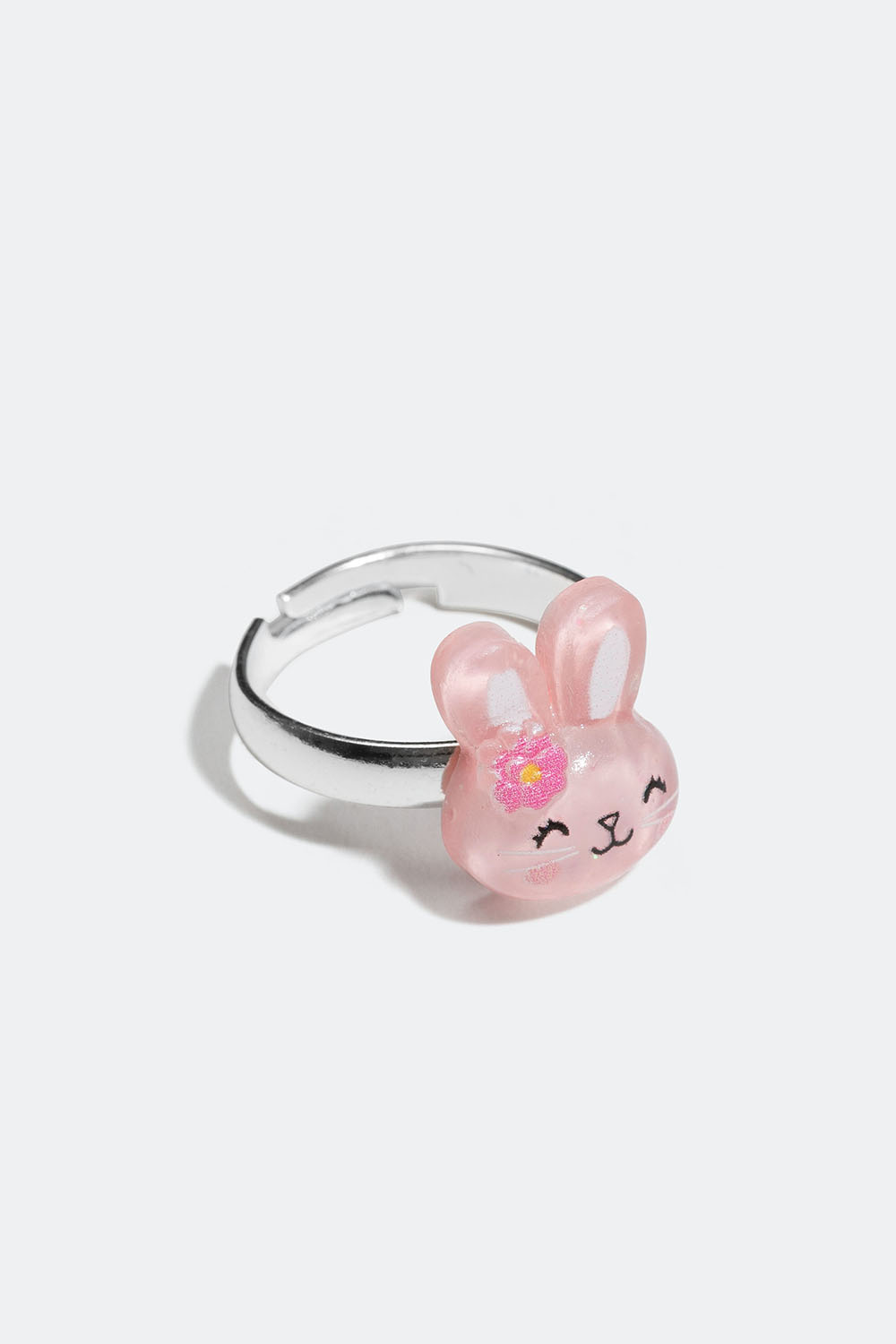 Justerbar ring med kanin