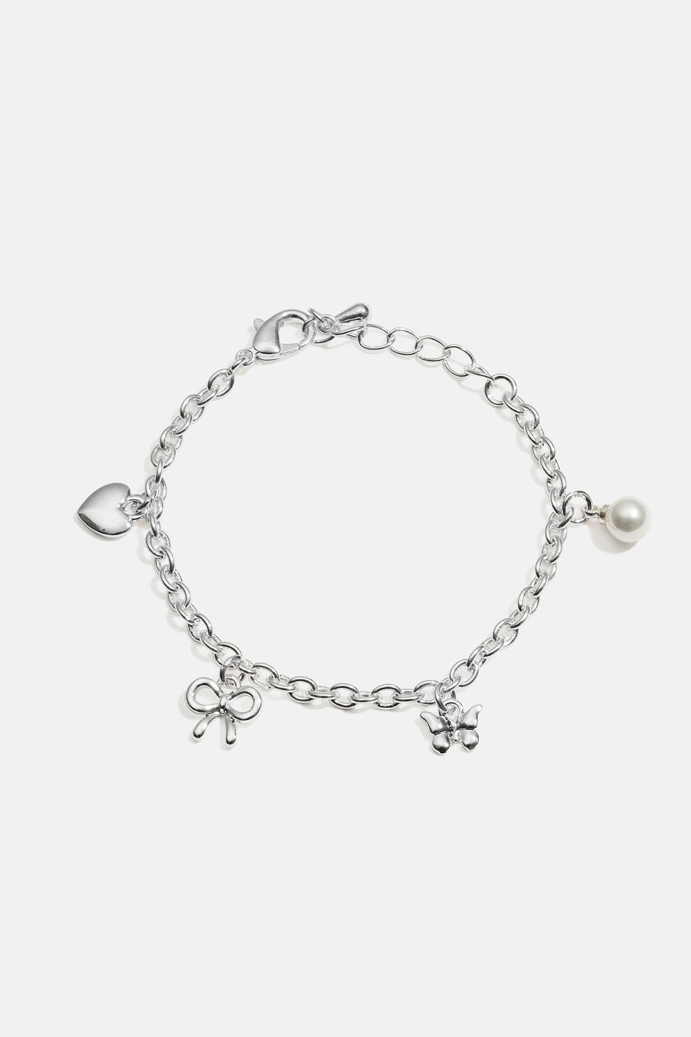 Armbånd til børn med hjerter, sløjfe og sommerfugl