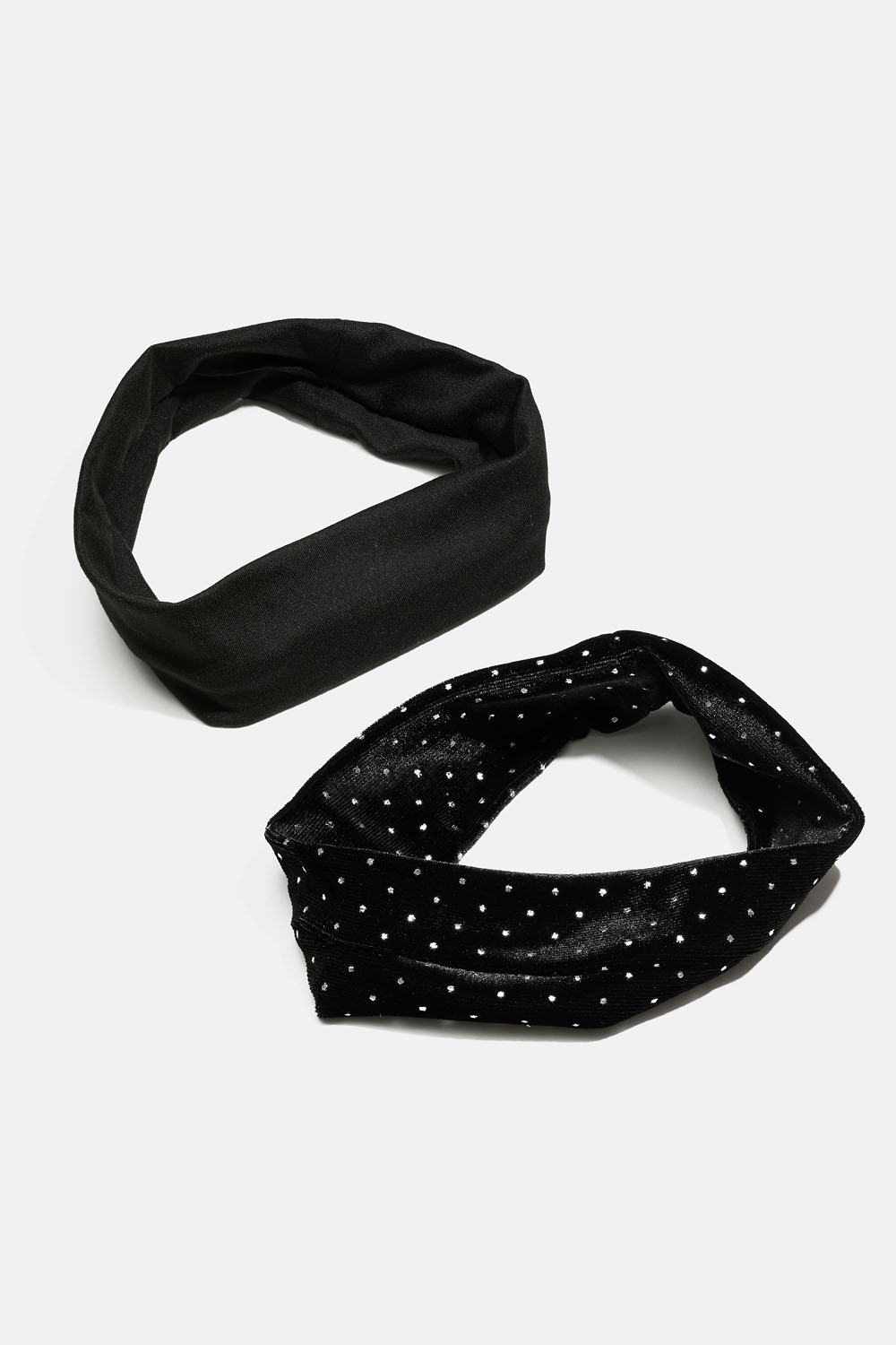 Sorte hårbånd til børn, 2-pak