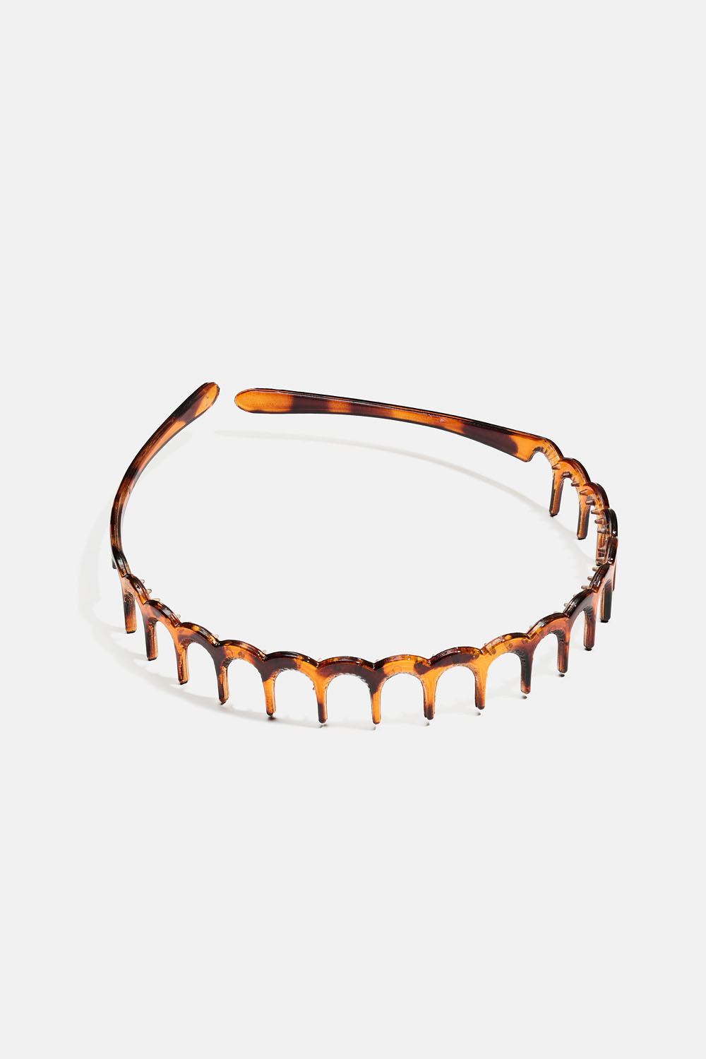 Brun hårbøjle med takker til børn