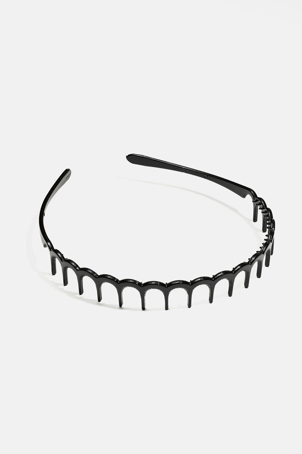 Sort hårbøjle med takker til børn