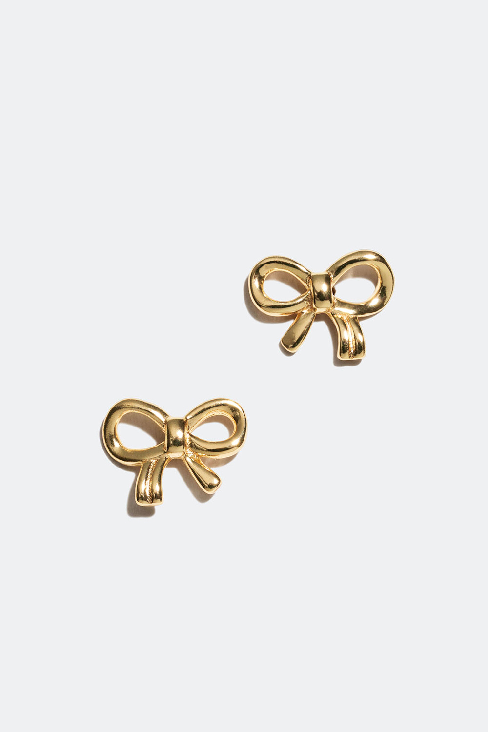 Øreringe i 18k forgyldt ægte sølv med sløjfer