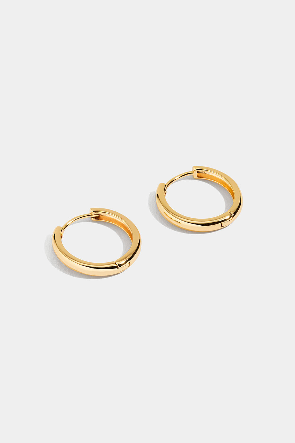 Hoops i 18 karat forgyldt ægte sølv, 1,5 cm