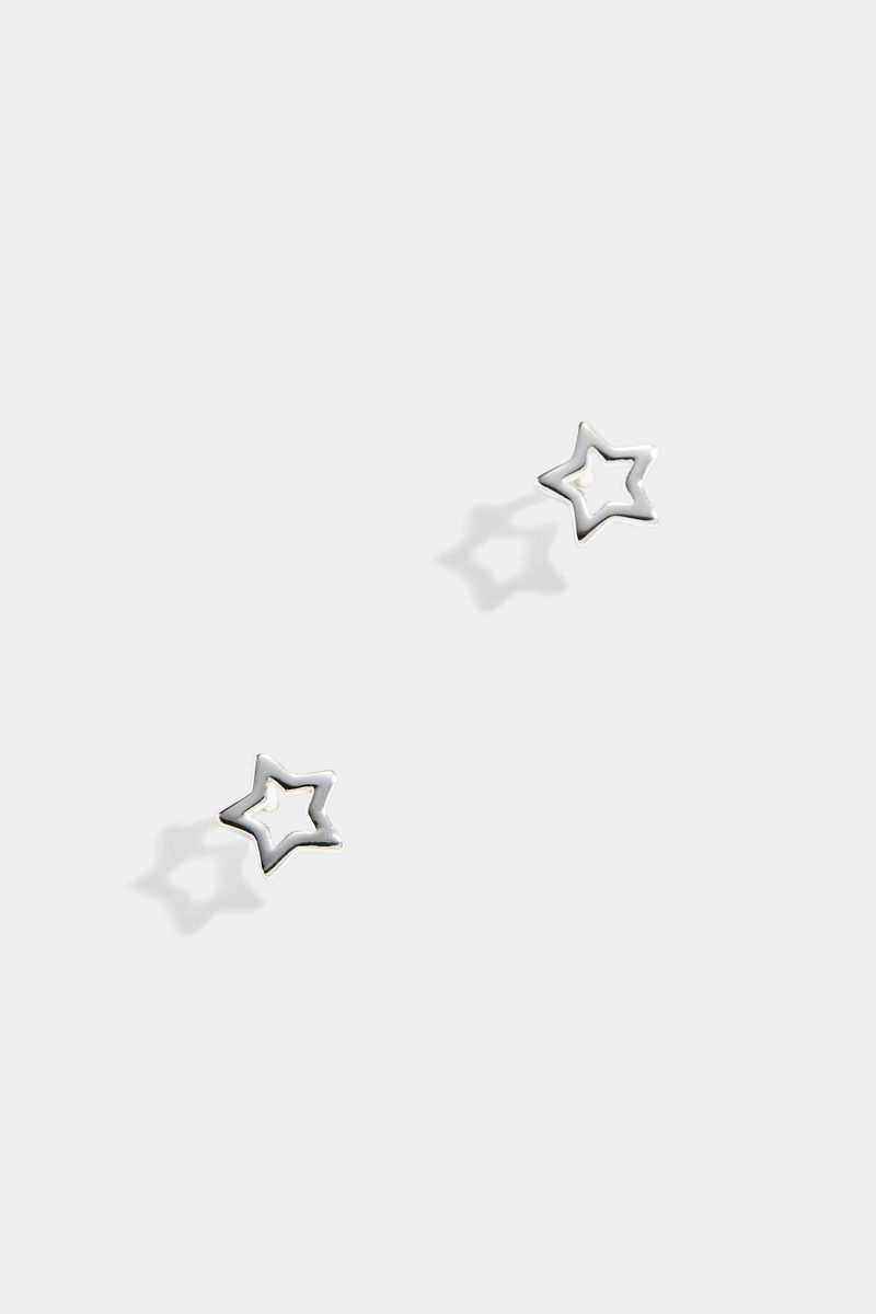 Stjerneformede ørestikker i ægte sølv